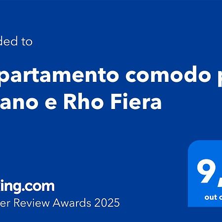 Appartamento Comodo Per Milano E Rho Fiera Kültér fotó